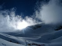 L'arrivée au camp 2 à 6400m