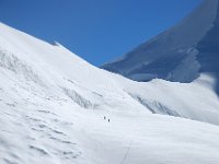 En montant sur l'arête