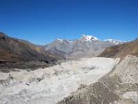 Le glacier en contrebas